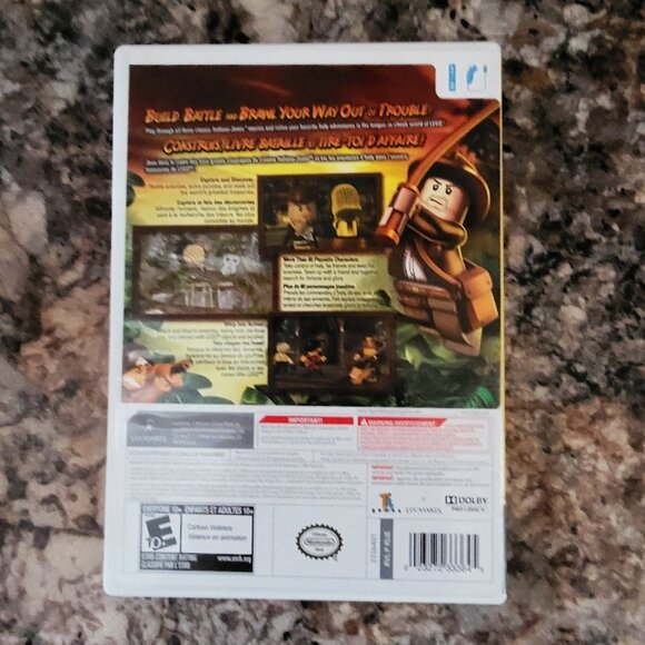 Wii Indiana Jones The Original Adventures Lego Video Game - Picture 2 of 3